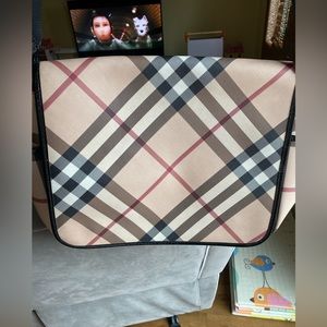 Burberry Nova Check Messenger Diaper Bag